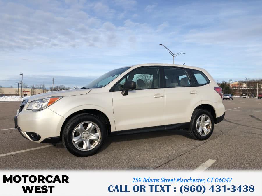 2014 Subaru Forester 4dr Auto 2.5i PZEV, available for sale in Manchester, Connecticut | Motorcar West. Manchester, Connecticut