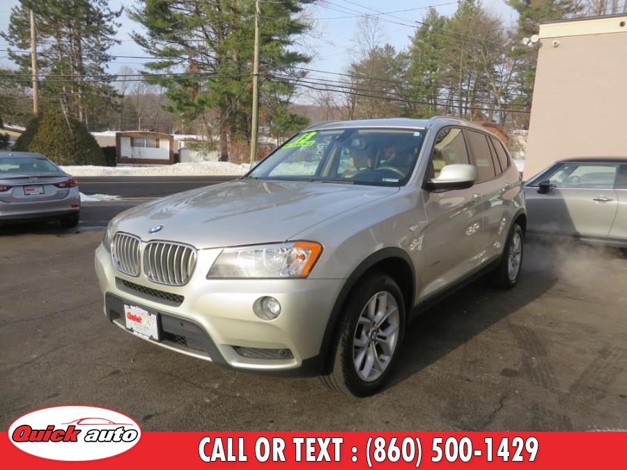 Used BMW X3 AWD 4dr xDrive28i 2013 | Quick Auto LLC. Bristol, Connecticut Used BMW X3 AWD 4dr xDrive28i 2013 | Quick Auto LLC. Bristol, Connecticut