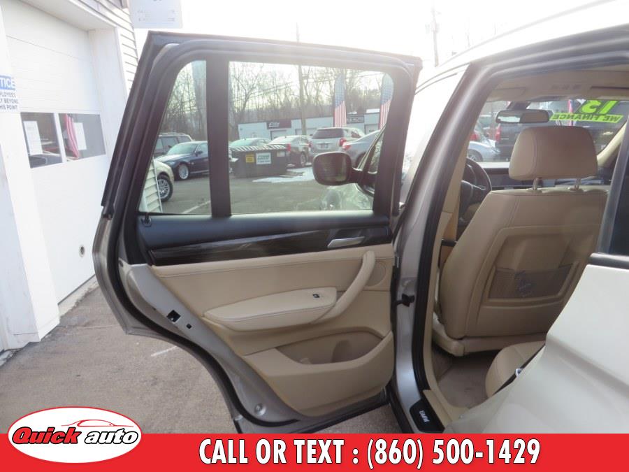 Used BMW X3 AWD 4dr xDrive28i 2013 | Quick Auto LLC. Bristol, Connecticut Used BMW X3 AWD 4dr xDrive28i 2013 | Quick Auto LLC. Bristol, Connecticut