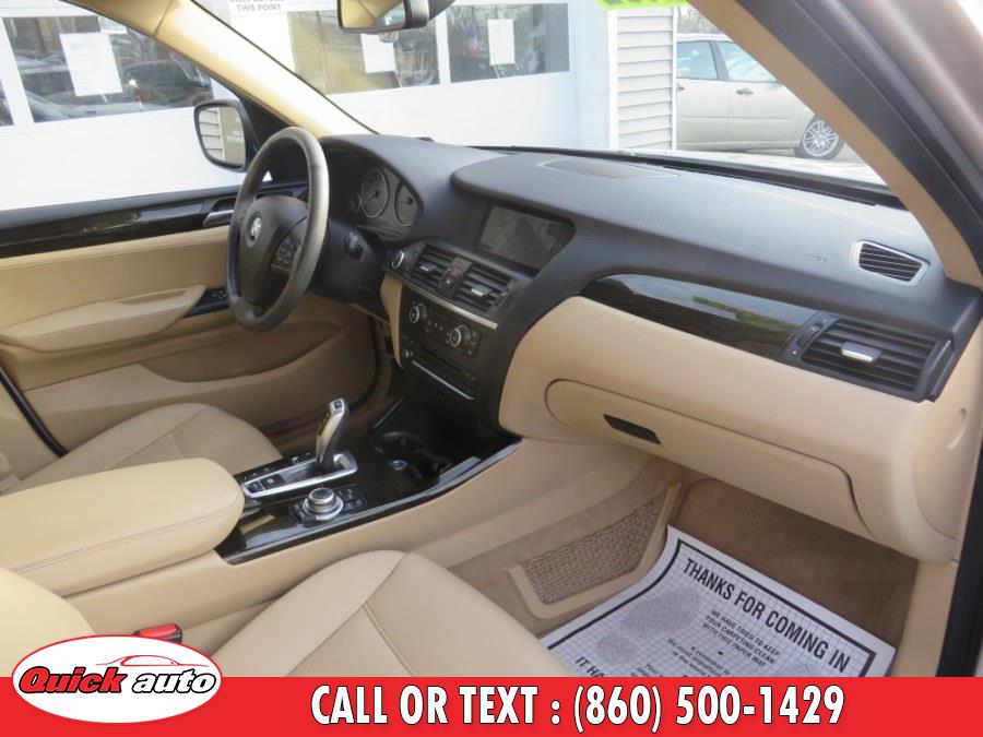 Used BMW X3 AWD 4dr xDrive28i 2013 | Quick Auto LLC. Bristol, Connecticut Used BMW X3 AWD 4dr xDrive28i 2013 | Quick Auto LLC. Bristol, Connecticut