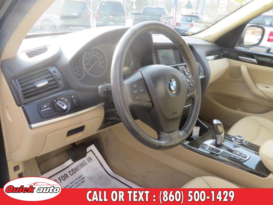 Used BMW X3 AWD 4dr xDrive28i 2013 | Quick Auto LLC. Bristol, Connecticut Used BMW X3 AWD 4dr xDrive28i 2013 | Quick Auto LLC. Bristol, Connecticut