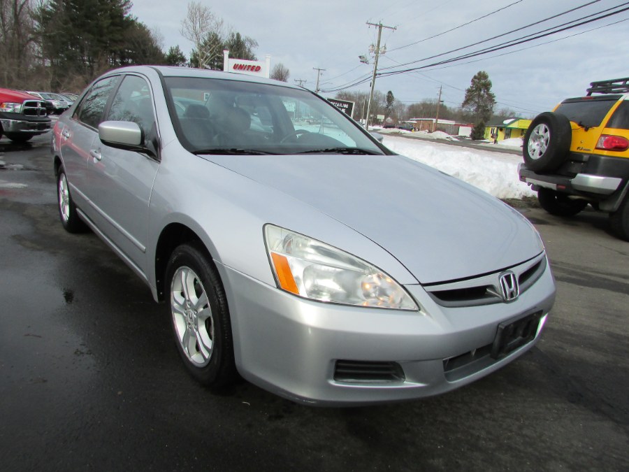 2007 Honda Accord Sdn 4dr I4 AT EX-L, available for sale in East Windsor, Connecticut | United Auto Sales of E Windsor, Inc. East Windsor, Connecticut 2007 Honda Accord Sdn 4dr I4 AT EX-L, available for sale in East Windsor, Connecticut | United Auto Sales of E Windsor, Inc. East Windsor, Connecticut