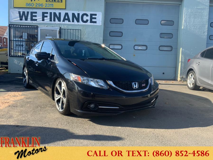 2014 Honda Civic Sedan 4dr Man Si w/Summer Tires, available for sale in Hartford, Connecticut | Franklin Motors Auto Sales LLC. Hartford, Connecticut