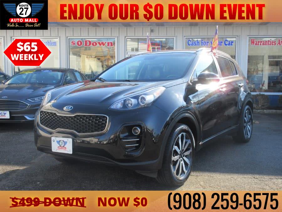 2018 Kia Sportage EX AWD, available for sale in Linden, New Jersey | Route 27 Auto Mall. Linden, New Jersey 2018 Kia Sportage EX AWD, available for sale in Linden, New Jersey | Route 27 Auto Mall. Linden, New Jersey