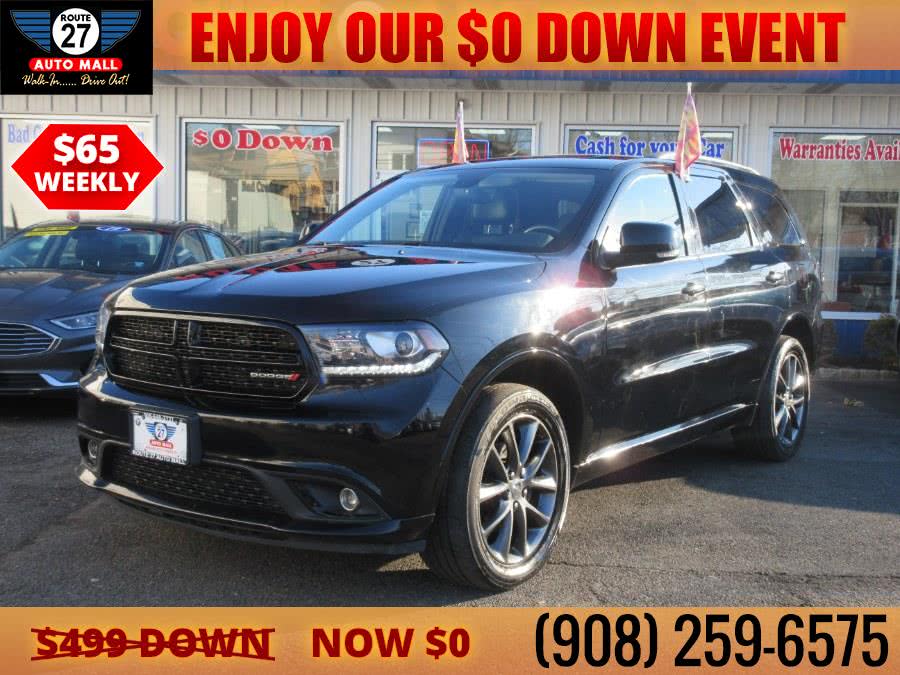 2017 Dodge Durango GT AWD, available for sale in Linden, New Jersey | Route 27 Auto Mall. Linden, New Jersey 2017 Dodge Durango GT AWD, available for sale in Linden, New Jersey | Route 27 Auto Mall. Linden, New Jersey