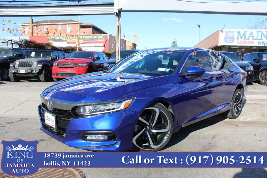 Used Honda Accord Sedan Sport 1.5T CVT 2019 | King of Jamaica Auto Inc. Hollis, New York Used Honda Accord Sedan Sport 1.5T CVT 2019 | King of Jamaica Auto Inc. Hollis, New York