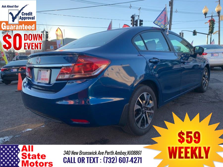 2014 Honda Civic Sedan 4dr CVT EX, available for sale in Perth Amboy, New Jersey | All State Motor Inc. Perth Amboy, New Jersey 2014 Honda Civic Sedan 4dr CVT EX, available for sale in Perth Amboy, New Jersey | All State Motor Inc. Perth Amboy, New Jersey