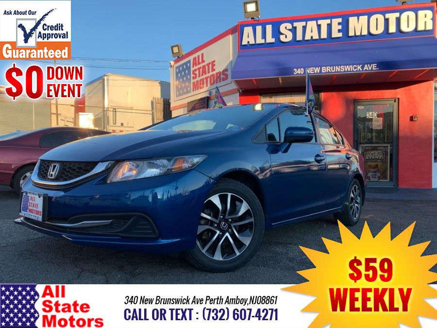 2014 Honda Civic Sedan 4dr CVT EX, available for sale in Perth Amboy, New Jersey | All State Motor Inc. Perth Amboy, New Jersey 2014 Honda Civic Sedan 4dr CVT EX, available for sale in Perth Amboy, New Jersey | All State Motor Inc. Perth Amboy, New Jersey