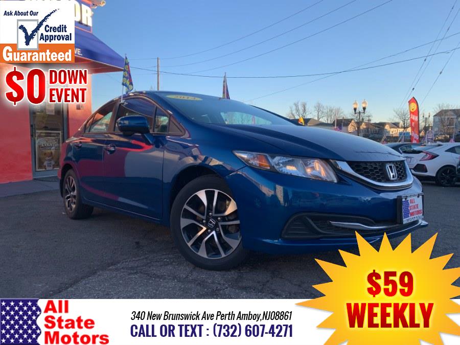 2014 Honda Civic Sedan 4dr CVT EX, available for sale in Perth Amboy, New Jersey | All State Motor Inc. Perth Amboy, New Jersey 2014 Honda Civic Sedan 4dr CVT EX, available for sale in Perth Amboy, New Jersey | All State Motor Inc. Perth Amboy, New Jersey
