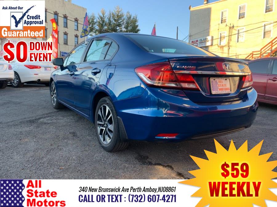 2014 Honda Civic Sedan 4dr CVT EX, available for sale in Perth Amboy, New Jersey | All State Motor Inc. Perth Amboy, New Jersey 2014 Honda Civic Sedan 4dr CVT EX, available for sale in Perth Amboy, New Jersey | All State Motor Inc. Perth Amboy, New Jersey