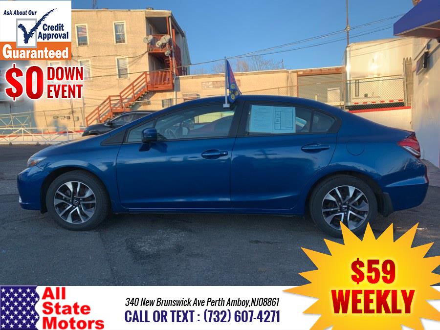 2014 Honda Civic Sedan 4dr CVT EX, available for sale in Perth Amboy, New Jersey | All State Motor Inc. Perth Amboy, New Jersey 2014 Honda Civic Sedan 4dr CVT EX, available for sale in Perth Amboy, New Jersey | All State Motor Inc. Perth Amboy, New Jersey