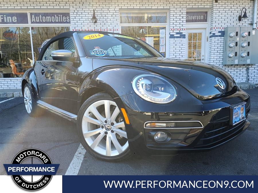 2014 Volkswagen Beetle Convertible 2dr Auto 1.8T w/Sound/Nav PZEV, available for sale in Wappingers Falls, New York | Performance Motor Cars. Wappingers Falls, New York
