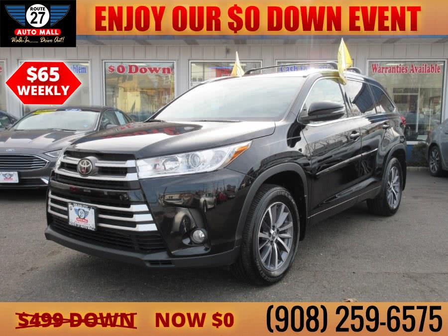 2018 Toyota Highlander XLE V6 AWD (Natl), available for sale in Linden, New Jersey | Route 27 Auto Mall. Linden, New Jersey