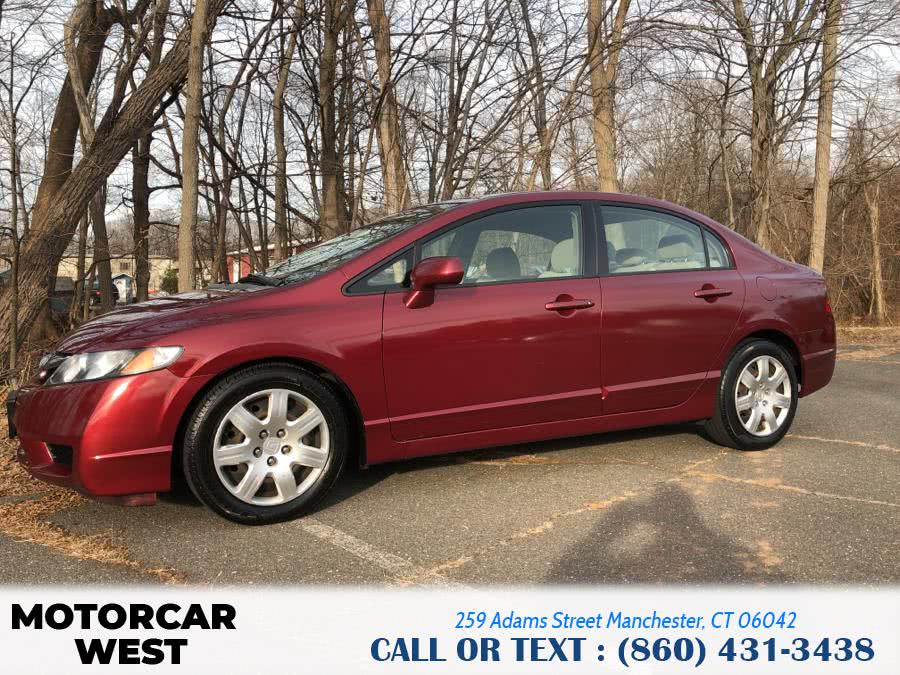 2010 Honda Civic Sdn 4dr Auto LX, available for sale in Manchester, Connecticut | Motorcar West. Manchester, Connecticut