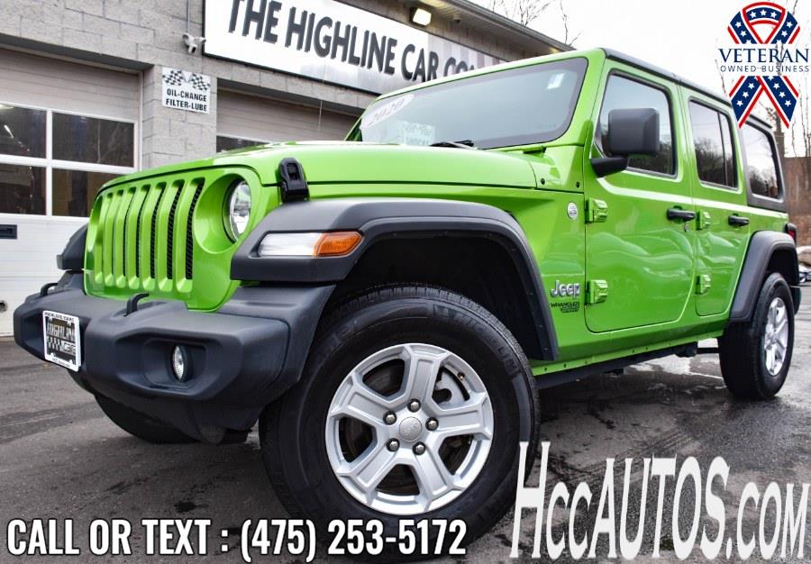 2020 Jeep Wrangler Unlimited Sport S 4x4, available for sale in Waterbury, Connecticut | Highline Car Connection. Waterbury, Connecticut