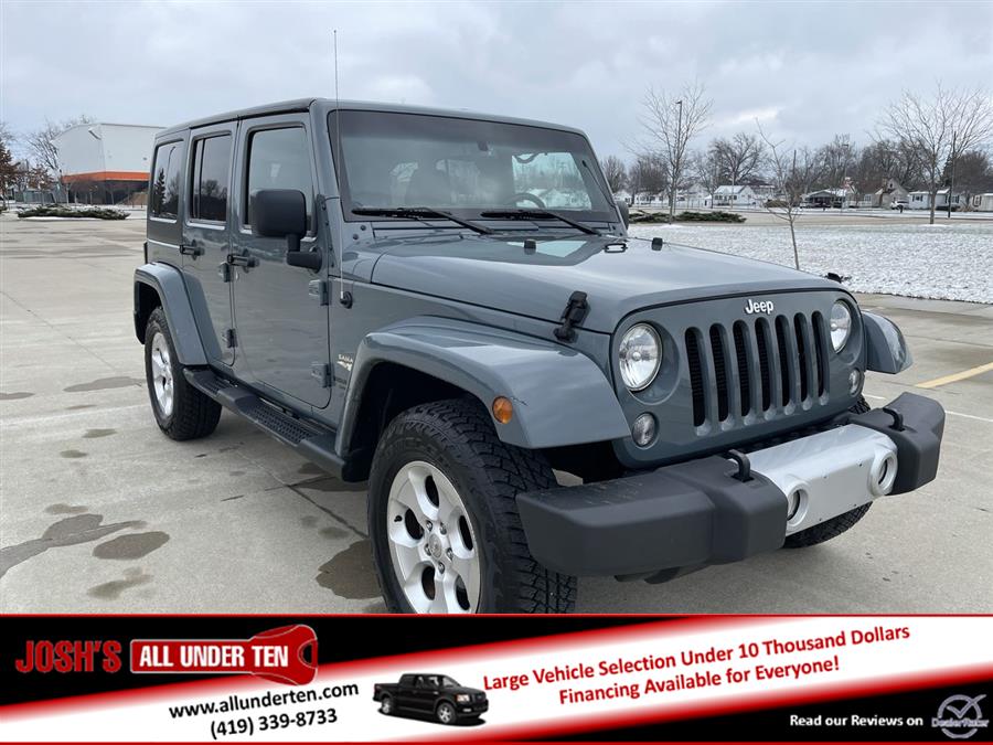 2015 Jeep Wrangler Unlimited 4WD 4dr Sahara, available for sale in Elida, Ohio | Josh's All Under Ten LLC. Elida, Ohio