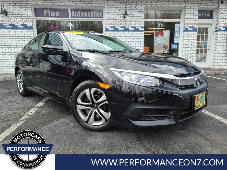 2017 Honda Civic Sedan LX Manual, available for sale in Wilton, Connecticut | Performance Motor Cars Of Connecticut LLC. Wilton, Connecticut