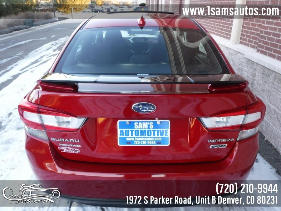 Used Subaru Impreza 2.0i Sport 4-door CVT 2017 | Sam's Automotive. Denver, Colorado Used Subaru Impreza 2.0i Sport 4-door CVT 2017 | Sam's Automotive. Denver, Colorado