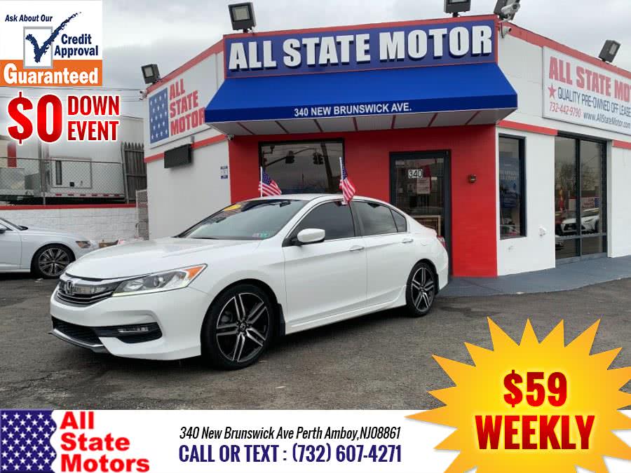 2017 Honda Accord Sedan Sport CVT, available for sale in Perth Amboy, New Jersey | All State Motor Inc. Perth Amboy, New Jersey 2017 Honda Accord Sedan Sport CVT, available for sale in Perth Amboy, New Jersey | All State Motor Inc. Perth Amboy, New Jersey