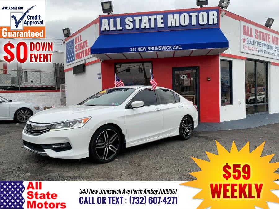 2017 Honda Accord Sedan Sport CVT, available for sale in Perth Amboy, New Jersey | All State Motor Inc. Perth Amboy, New Jersey