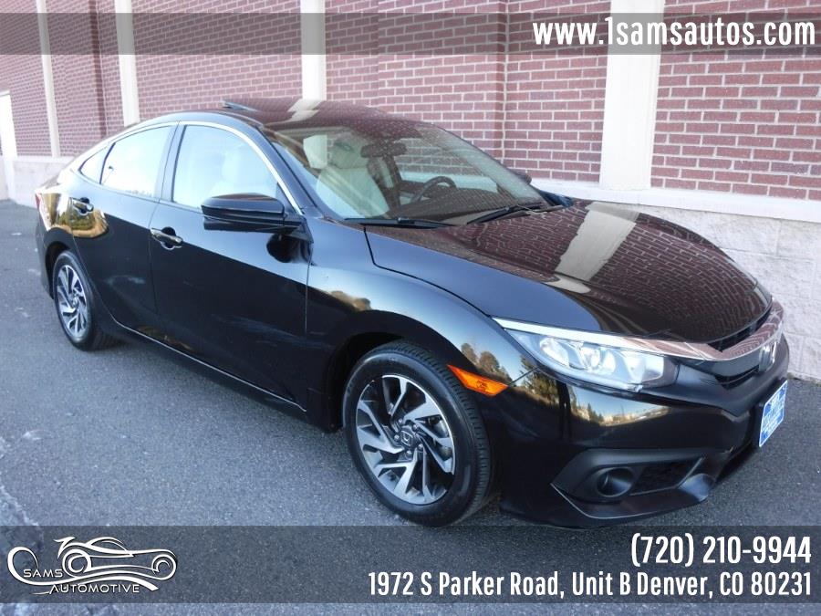 2016 Honda Civic Sedan 4dr CVT EX w/Honda Sensing, available for sale in Denver, Colorado | Sam's Automotive. Denver, Colorado 2016 Honda Civic Sedan 4dr CVT EX w/Honda Sensing, available for sale in Denver, Colorado | Sam's Automotive. Denver, Colorado