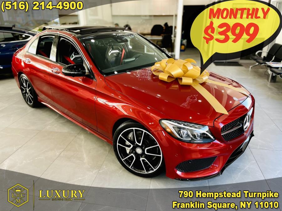 2016 Mercedes-Benz C-Class 4dr Sdn C 450 AMG 4MATIC, available for sale in Franklin Square, New York | Luxury Motor Club. Franklin Square, New York