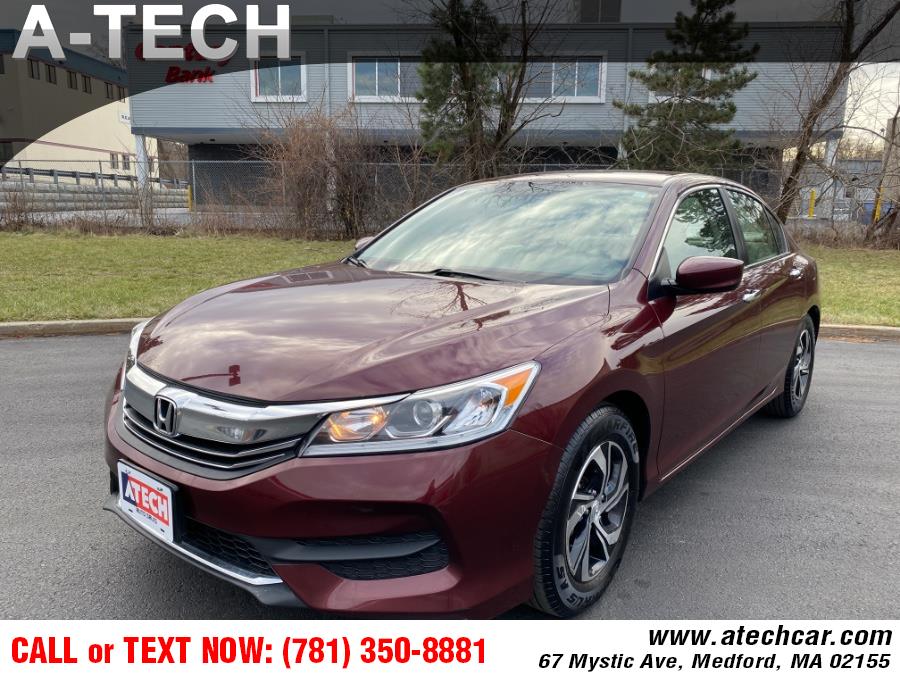 2017 Honda Accord Sedan LX CVT, available for sale in Medford, Massachusetts | A-Tech. Medford, Massachusetts