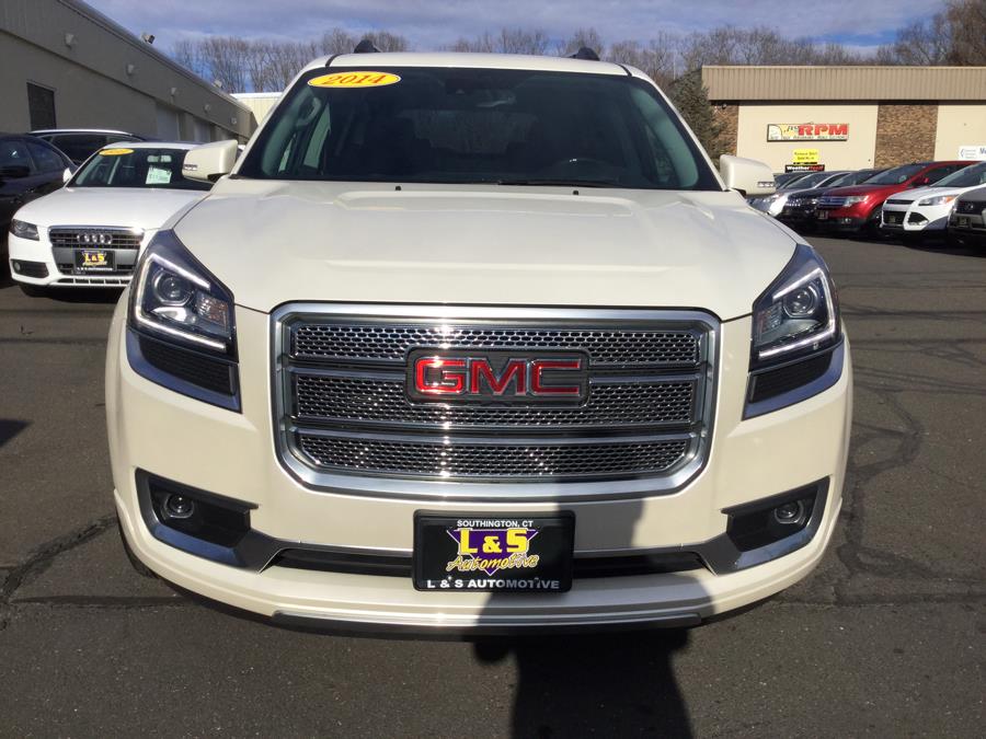 2014 GMC Acadia AWD 4dr Denali, available for sale in Plantsville, Connecticut | L&S Automotive LLC. Plantsville, Connecticut 2014 GMC Acadia AWD 4dr Denali, available for sale in Plantsville, Connecticut | L&S Automotive LLC. Plantsville, Connecticut