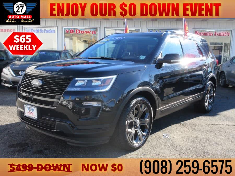 Used Ford Explorer Sport 4WD 2018 | Route 27 Auto Mall. Linden, New Jersey