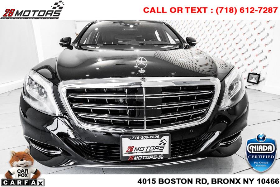Used Mercedes-Benz S-Class Maybach S 550 4MATIC Sedan 2017 | 26 Motors Corp. Bronx, New York Used Mercedes-Benz S-Class Maybach S 550 4MATIC Sedan 2017 | 26 Motors Corp. Bronx, New York