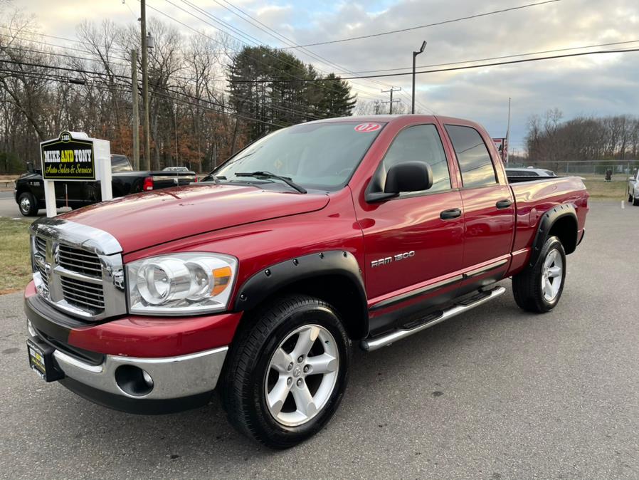 2007 Dodge Ram 1500 4WD Quad Cab 140.5" SLT, available for sale in South Windsor, Connecticut | Mike And Tony Auto Sales, Inc. South Windsor, Connecticut