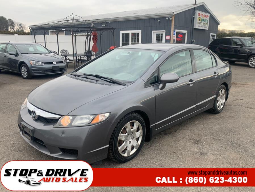2009 Honda Civic Sdn 4dr Auto LX, available for sale in East Windsor, Connecticut | Stop & Drive Auto Sales. East Windsor, Connecticut