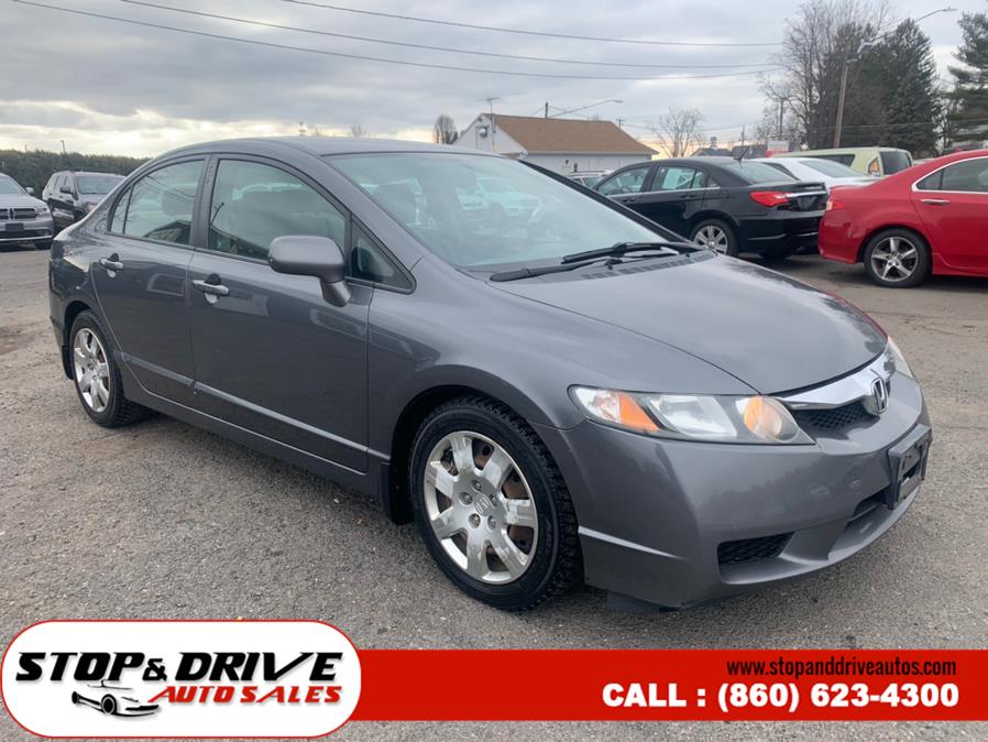2009 Honda Civic Sdn 4dr Auto LX, available for sale in East Windsor, Connecticut | Stop & Drive Auto Sales. East Windsor, Connecticut 2009 Honda Civic Sdn 4dr Auto LX, available for sale in East Windsor, Connecticut | Stop & Drive Auto Sales. East Windsor, Connecticut