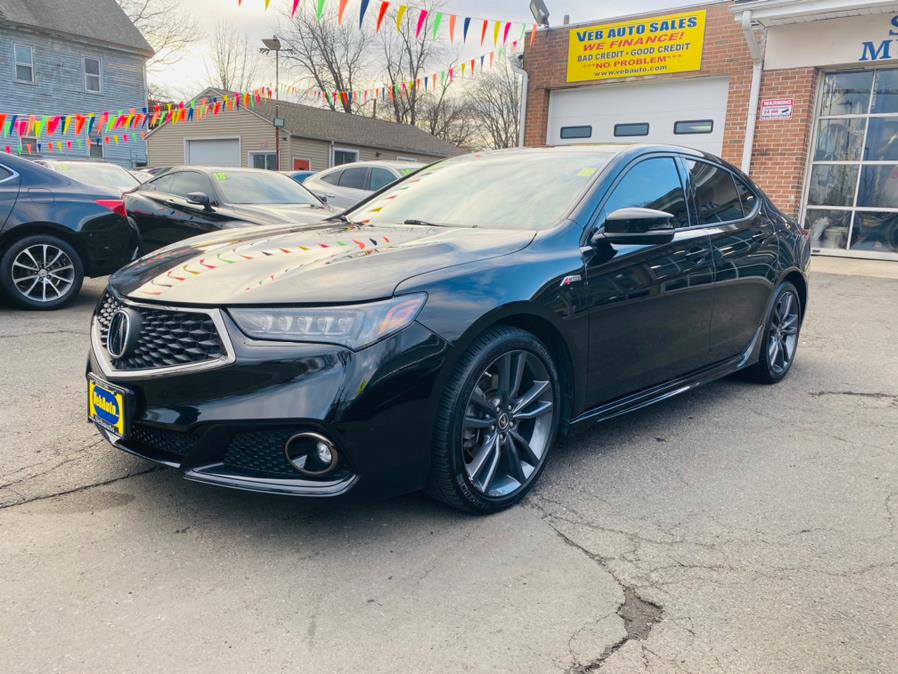 2018 Acura TLX 3.5L FWD w/A-SPEC Pkg Red Leather, available for sale in Hartford, Connecticut | VEB Auto Sales. Hartford, Connecticut