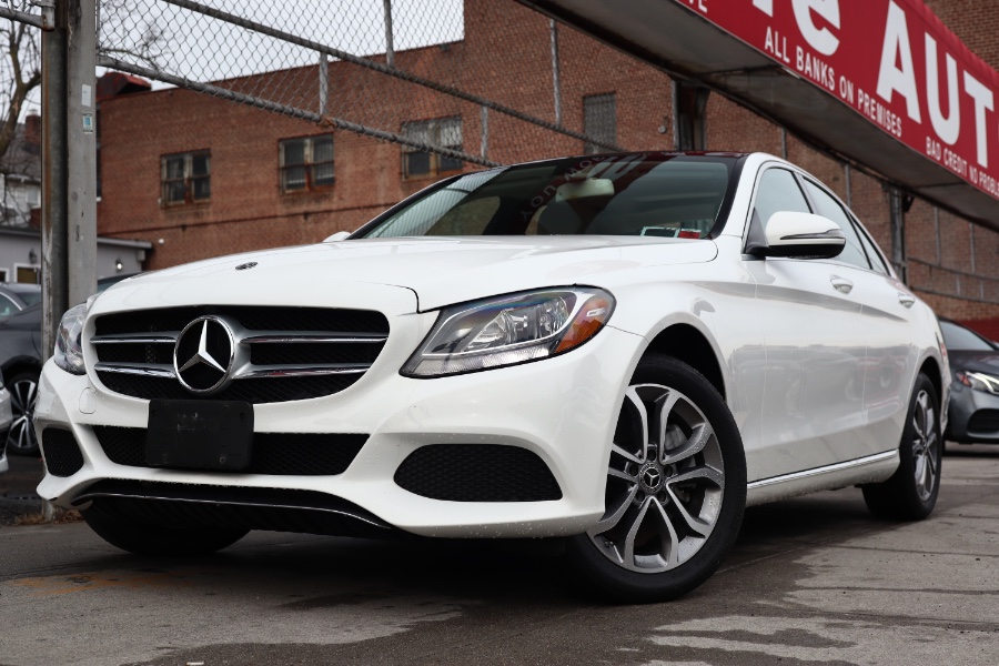 2017 Mercedes-Benz C-Class C 300 4MATIC Sedan with Sport Pkg, available for sale in Jamaica, New York | Hillside Auto Mall Inc.. Jamaica, New York