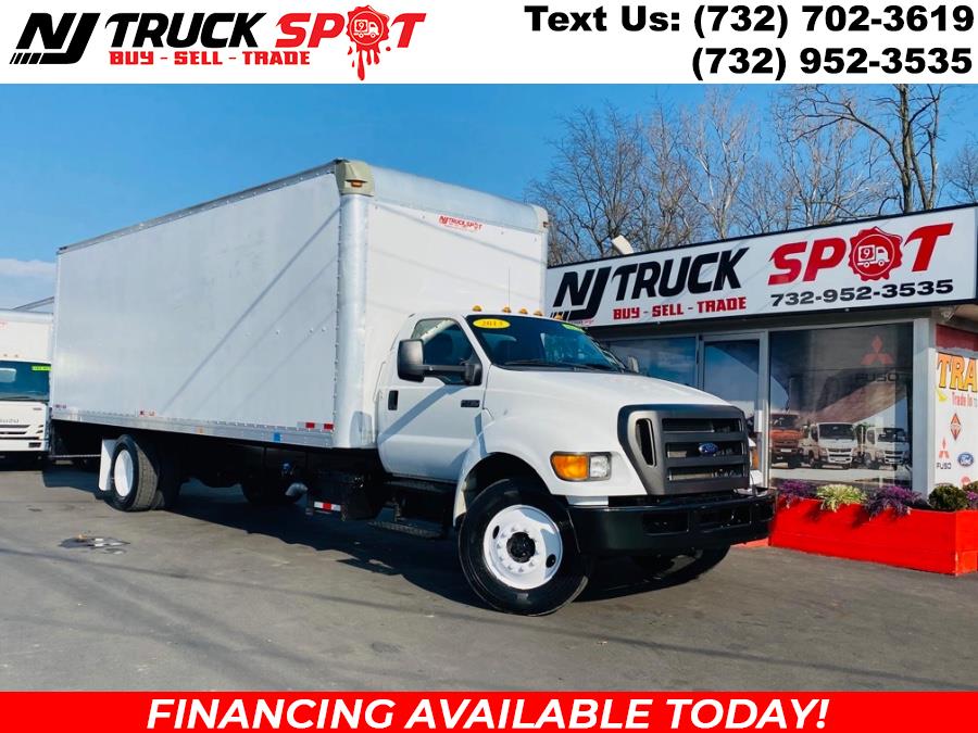2013 Ford Super Duty F-750 Straight Frame 26 FEET DRY BOX + CUMMINS ENGINE + NO CDL, available for sale in South Amboy, New Jersey | NJ Truck Spot. South Amboy, New Jersey