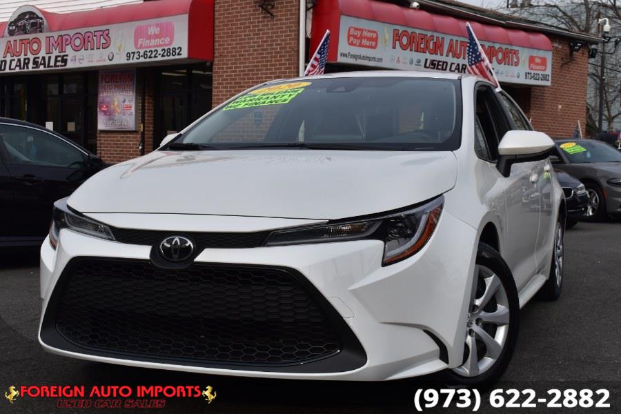 2020 Toyota Corolla LE CVT (Natl), available for sale in Irvington, New Jersey | Foreign Auto Imports. Irvington, New Jersey