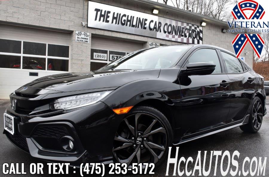 2017 Honda Civic Hatchback Sport Touring CVT, available for sale in Waterbury, Connecticut | Highline Car Connection. Waterbury, Connecticut