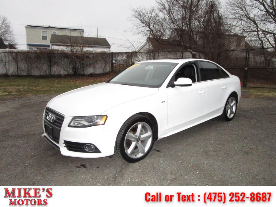 2012 Audi A4 4dr Sdn Auto quattro 2.0T Premium Plus, available for sale in Stratford, Connecticut | Mike's Motors LLC. Stratford, Connecticut