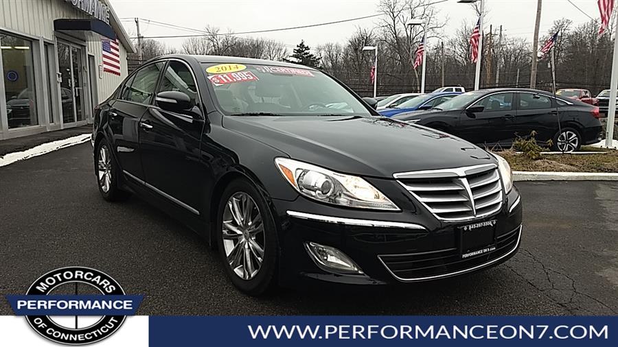 2014 Hyundai Genesis 4dr Sdn V6 3.8L, available for sale in Wilton, Connecticut | Performance Motor Cars Of Connecticut LLC. Wilton, Connecticut
