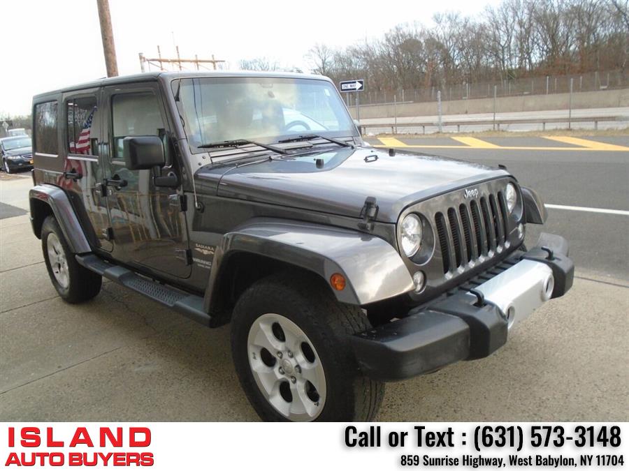 Used Jeep Wrangler Unlimited Sahara 4x4 4dr SUV 2014 | Island Auto Buyers. West Babylon, New York Used Jeep Wrangler Unlimited Sahara 4x4 4dr SUV 2014 | Island Auto Buyers. West Babylon, New York