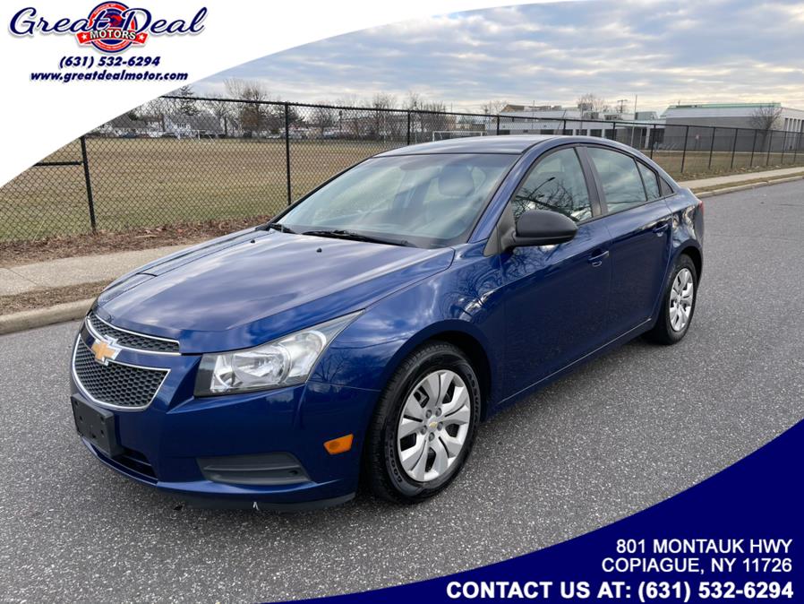 2013 Chevrolet Cruze 4dr Sdn Auto LS, available for sale in Copiague, New York | Great Deal Motors. Copiague, New York
