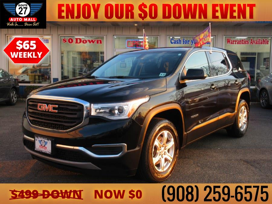 2019 GMC Acadia FWD 4dr SLE w/SLE-1, available for sale in Linden, New Jersey | Route 27 Auto Mall. Linden, New Jersey 2019 GMC Acadia FWD 4dr SLE w/SLE-1, available for sale in Linden, New Jersey | Route 27 Auto Mall. Linden, New Jersey