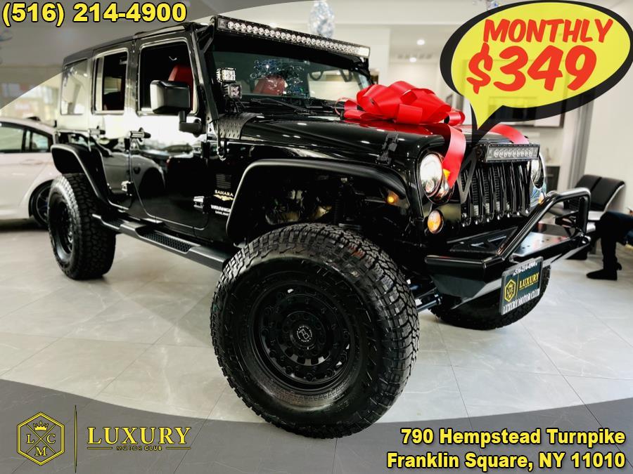 2015 Jeep Wrangler Unlimited 4WD 4dr Sahara, available for sale in Franklin Square, New York | Luxury Motor Club. Franklin Square, New York