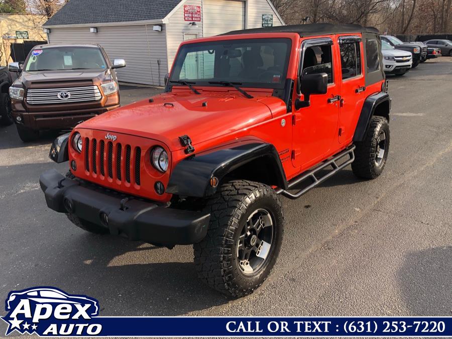 2015 Jeep Wrangler Unlimited 4WD 4dr Sport, available for sale in Selden, New York | Apex Auto. Selden, New York