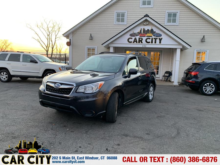 2015 Subaru Forester 4dr CVT 2.5i Premium PZEV, available for sale in East Windsor, Connecticut | Car City LLC. East Windsor, Connecticut