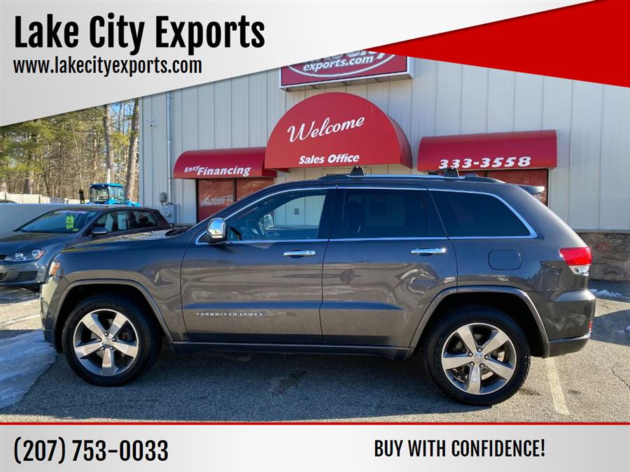 Used Jeep Grand Cherokee Overland 4x4 4dr SUV 2014 | Lake City Exports Inc. Auburn, Maine Used Jeep Grand Cherokee Overland 4x4 4dr SUV 2014 | Lake City Exports Inc. Auburn, Maine