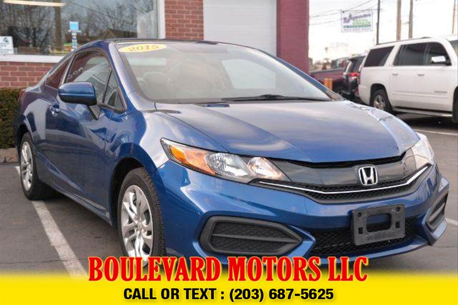 2015 Honda Civic LX Coupe 2D, available for sale in New Haven, Connecticut | Boulevard Motors LLC. New Haven, Connecticut