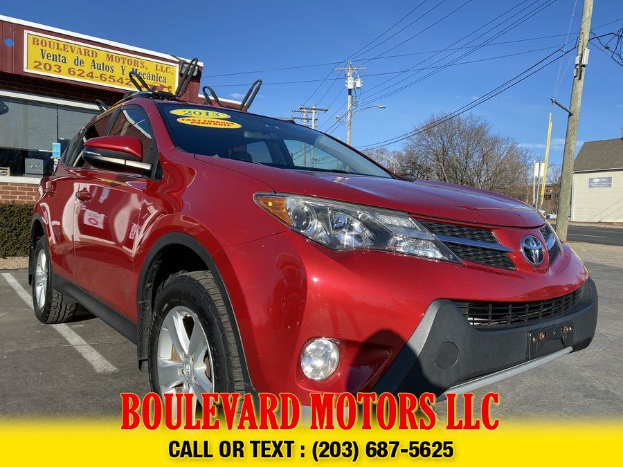 2013 Toyota Rav4 XLE Sport Utility 4D, available for sale in New Haven, Connecticut | Boulevard Motors LLC. New Haven, Connecticut