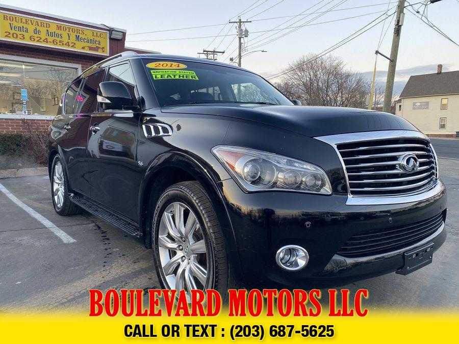 2014 Infiniti Qx80 Sport Utility 4D, available for sale in New Haven, Connecticut | Boulevard Motors LLC. New Haven, Connecticut